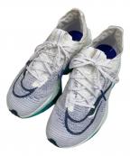 NIKEナイキ）の古着「ズームアルファフライ ネクスト% 2 スニーカー」｜ホワイト×ブルー