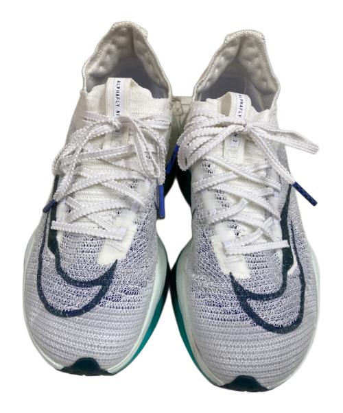 NIKE（ナイキ）NIKE (ナイキ) ズームアルファフライ ネクスト% 2 スニーカー ホワイト×ブルー サイズ:23の古着・服飾アイテム
