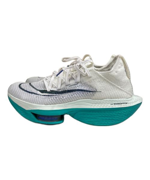 NIKE（ナイキ）NIKE (ナイキ) ズームアルファフライ ネクスト% 2 スニーカー ホワイト×ブルー サイズ:23の古着・服飾アイテム