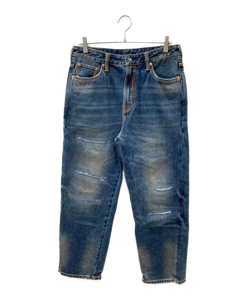 EVISU（エヴィス）EVISU (エヴィス) GDC (ジーディーシー) EVISU X GDC 大黒プリント リラックスフィット ジーンズ ブルー サイズ:Lの古着・服飾アイテム