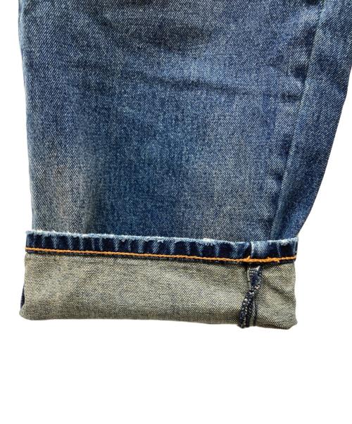 EVISU（エヴィス）EVISU (エヴィス) GDC (ジーディーシー) EVISU X GDC 大黒プリント リラックスフィット ジーンズ ブルー サイズ:Lの古着・服飾アイテム