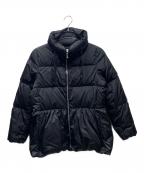 ANAYIアナイ）の古着「ソロサテンペプラムダウンコート」｜ブラック