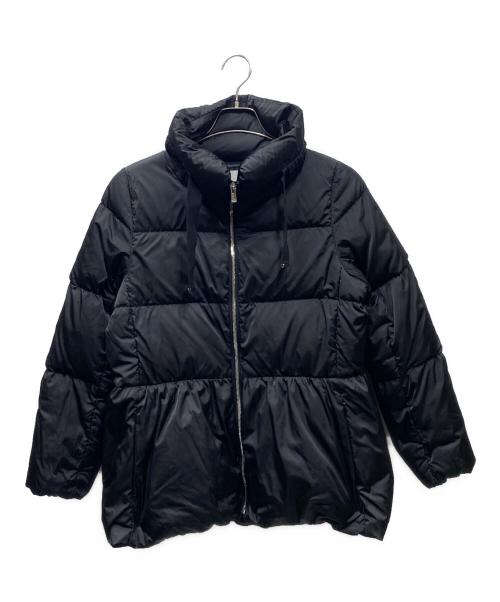 ANAYI（アナイ）ANAYI (アナイ) ソロサテンペプラムダウンコート ブラック サイズ:SIZE 38の古着・服飾アイテム