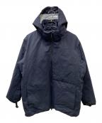 HUNTING WORLDハンティングワールド）の古着「ALTERNATELY WAVE DOWN HOODED JACKET ダウンジャケット」｜ブラック