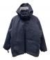HUNTING WORLD（ハンティングワールド）の古着「ALTERNATELY WAVE DOWN HOODED JACKET ダウンジャケット」｜ブラック