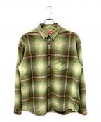 SUPREMEシュプリーム）の古着「Shadow Plaid Flannel Shirt ネルシャツ」｜グリーン