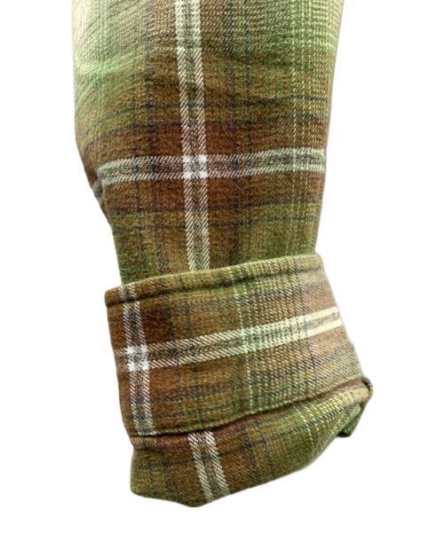 SUPREME（シュプリーム）Supreme (シュプリーム) Shadow Plaid Flannel Shirt ネルシャツ グリーン サイズ:Mの古着・服飾アイテム