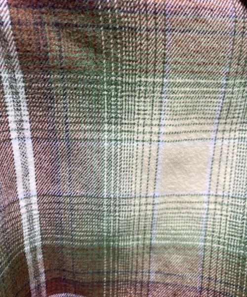 SUPREME（シュプリーム）Supreme (シュプリーム) Shadow Plaid Flannel Shirt ネルシャツ グリーン サイズ:Mの古着・服飾アイテム