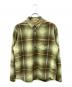 Supreme（シュプリーム）の古着「Shadow Plaid Flannel Shirt ネルシャツ」｜グリーン