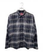 SUPREMEシュプリーム）の古着「Plaid Flannel Shirt ネルシャツ」｜ブラック