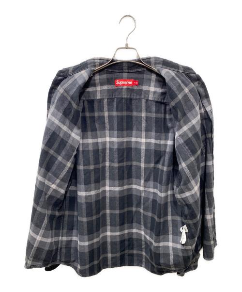 SUPREME（シュプリーム）Supreme (シュプリーム) Plaid Flannel Shirt ネルシャツ ブラック サイズ:Mの古着・服飾アイテム