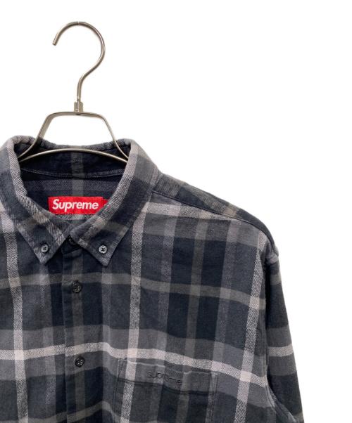 SUPREME（シュプリーム）Supreme (シュプリーム) Plaid Flannel Shirt ネルシャツ ブラック サイズ:Mの古着・服飾アイテム