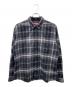 Supreme（シュプリーム）の古着「Plaid Flannel Shirt ネルシャツ」｜ブラック