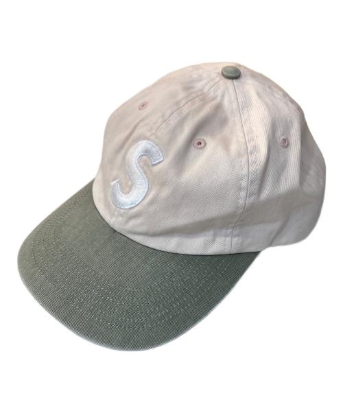 SUPREME（シュプリーム）Supreme (シュプリーム) 25AW 2-Tone Slogo 6 Panel キャップ ピンクの古着・服飾アイテム
