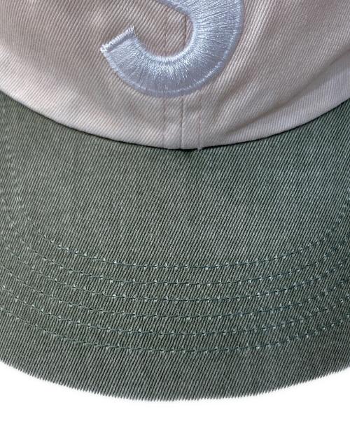 SUPREME（シュプリーム）Supreme (シュプリーム) 25AW 2-Tone Slogo 6 Panel キャップ ピンクの古着・服飾アイテム