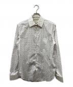 GUCCIグッチ）の古着「ステッチデザイン長袖シャツ」｜ホワイト