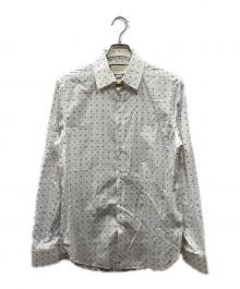 GUCCI（グッチ）の古着「ステッチデザイン長袖シャツ」｜ホワイト