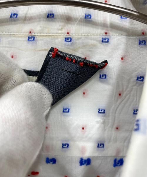 GUCCI（グッチ）GUCCI (グッチ) ステッチデザイン長袖シャツ ホワイト サイズ:39の古着・服飾アイテム