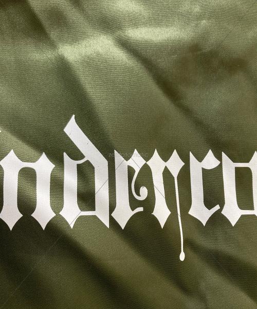 UNDERCOVERISM（アンダーカバーイズム）UNDERCOVERISM (アンダーカバーイズム) 異素材スタジャン グレー×グリーン サイズ:SIZE4の古着・服飾アイテム