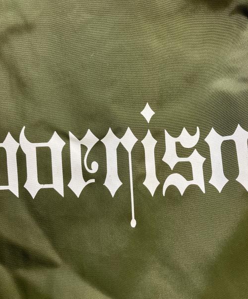 UNDERCOVERISM（アンダーカバーイズム）UNDERCOVERISM (アンダーカバーイズム) 異素材スタジャン グレー×グリーン サイズ:SIZE4の古着・服飾アイテム