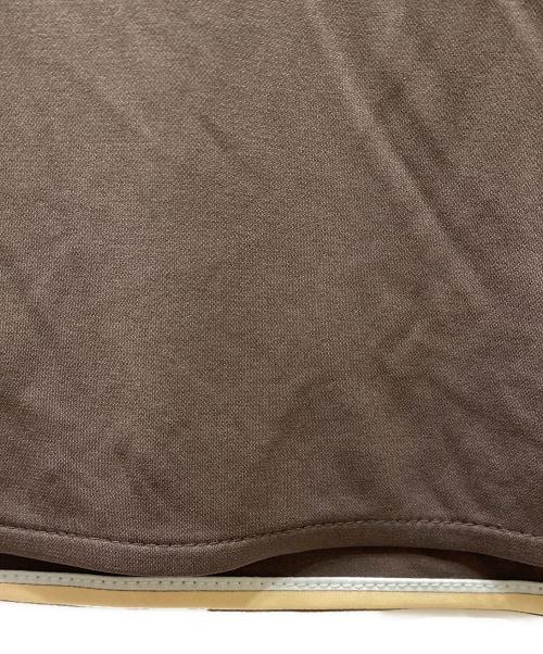 LEONARD（レオナール）LEONARD (レオナール) 袖切替ワンピース ブラウン サイズ:SIZE 2の古着・服飾アイテム