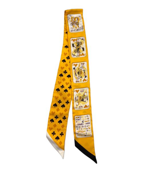 HERMES（エルメス）HERMES (エルメス) ツイリースカーフ イエローの古着・服飾アイテム