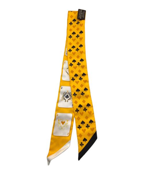 HERMES（エルメス）HERMES (エルメス) ツイリースカーフ イエローの古着・服飾アイテム