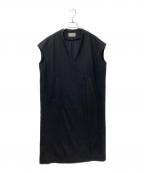 GRACEGRAYグレイスグレイ）の古着「ロングジレ」｜ブラック