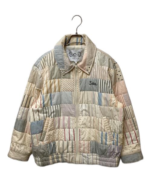 sea NEW YORK（シー ニューヨーク）Sea NEW YORK (シー ニューヨーク) パッチワークキルティングジャケット ベージュ サイズ:SIZE Sの古着・服飾アイテム