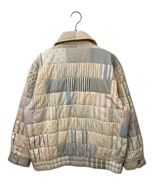 sea NEW YORK（シー ニューヨーク）Sea NEW YORK (シー ニューヨーク) パッチワークキルティングジャケット ベージュ サイズ:SIZE Sの古着・服飾アイテム