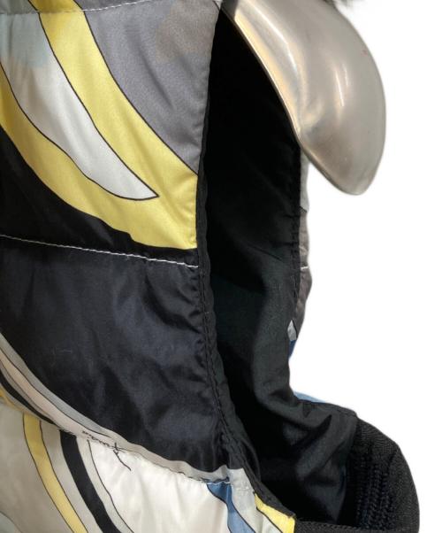 Emilio Pucci（エミリオ プッチ）Emilio Pucci (エミリオ プッチ) ファー付ファーダウンベスト マルチカラー サイズ:34の古着・服飾アイテム