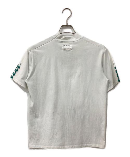 Cph Golf（キャプテンズヘルム ゴルフ）Cph Golf (キャプテンズヘルム ゴルフ) モックネックTシャツ ホワイト サイズ:Mの古着・服飾アイテム
