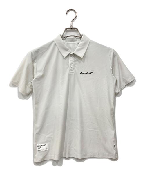 Cph Golf（キャプテンズヘルム ゴルフ）Cph Golf (キャプテンズヘルム ゴルフ) ポロシャツ ホワイト サイズ:Sの古着・服飾アイテム