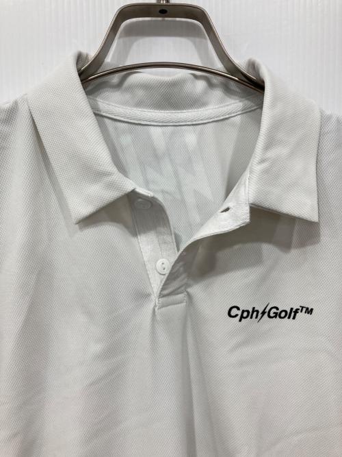 Cph Golf（キャプテンズヘルム ゴルフ）Cph Golf (キャプテンズヘルム ゴルフ) ポロシャツ ホワイト サイズ:Sの古着・服飾アイテム