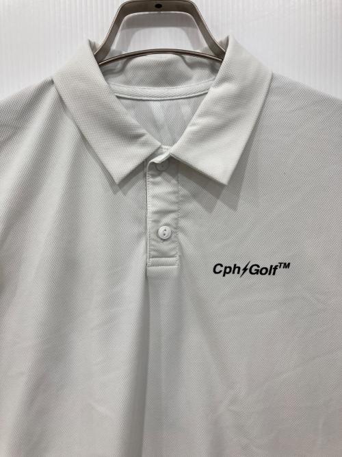 Cph Golf（キャプテンズヘルム ゴルフ）Cph Golf (キャプテンズヘルム ゴルフ) ポロシャツ ホワイト サイズ:Sの古着・服飾アイテム