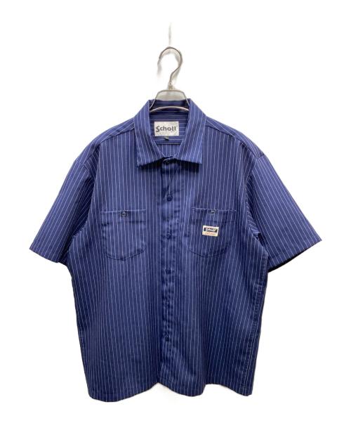 Schott（ショット）Schott (ショット) オープンカラーシャツ ネイビー サイズ:SIZE Lの古着・服飾アイテム