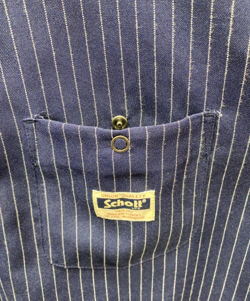 Schott（ショット）Schott (ショット) オープンカラーシャツ ネイビー サイズ:SIZE Lの古着・服飾アイテム