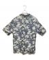 POLO RALPH LAUREN (ポロ・ラルフローレン) CALDWELL アイランド柄 ループカラー レーヨンアロハシャツ グリーン×アイボリー サイズ:L：17000円