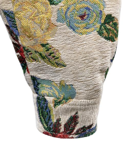 myne（マイン）MYNE (マイン) Flower Gobelin Jacket ジャケット ベージュ サイズ:Ｌの古着・服飾アイテム