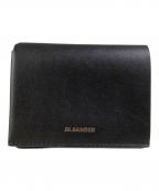 JIL SANDERジルサンダー）の古着「3つ折り財布」｜ブラック