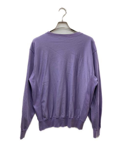 AURALEE（オーラリー）AURALEE (オーラリー) ELASTIC HIGH GAUGE SWEAT P/O スウェット パープル サイズ:SIZE5の古着・服飾アイテム