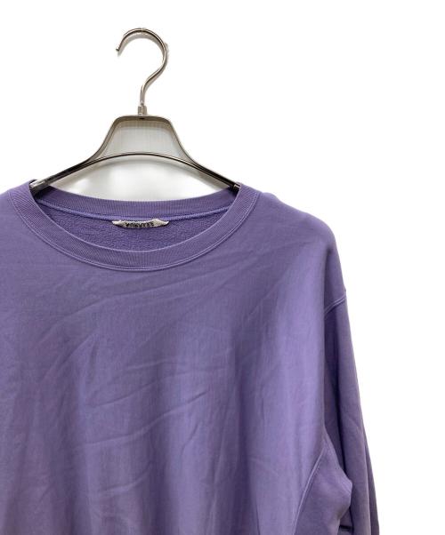 AURALEE（オーラリー）AURALEE (オーラリー) ELASTIC HIGH GAUGE SWEAT P/O スウェット パープル サイズ:SIZE5の古着・服飾アイテム