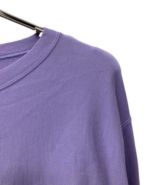 AURALEE（オーラリー）AURALEE (オーラリー) ELASTIC HIGH GAUGE SWEAT P/O スウェット パープル サイズ:SIZE5の古着・服飾アイテム