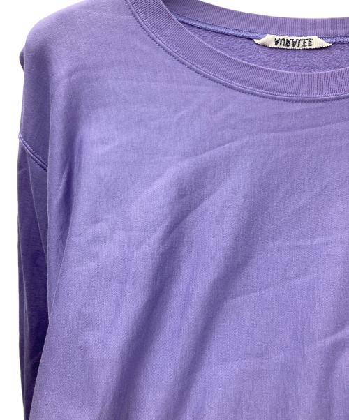 AURALEE（オーラリー）AURALEE (オーラリー) ELASTIC HIGH GAUGE SWEAT P/O スウェット パープル サイズ:SIZE5の古着・服飾アイテム