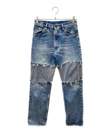 Maison Margiela（メゾンマルジェラ）の古着「切替デニムパンツ」｜インディゴ