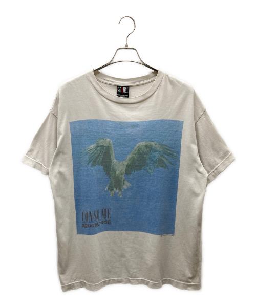 SAINT MICHAEL（セントマイケル）SAINT MICHAEL (セントマイケル) FORSOMEONE (フォーサムワン) プリントTシャツ ホワイト サイズ:Lの古着・服飾アイテム