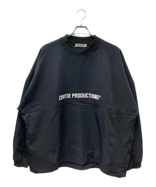 COOTIE PRODUCTIONS（クーティープロダクツ）COOTIE PRODUCTIONS (クーティープロダクツ) ドローコードデザイン プリントスウェット ブラック サイズ:SIZE Mの古着・服飾アイテム