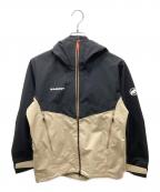 MAMMUTマムート）の古着「クレーターハードシェルフーデットジャケット」｜ブラック