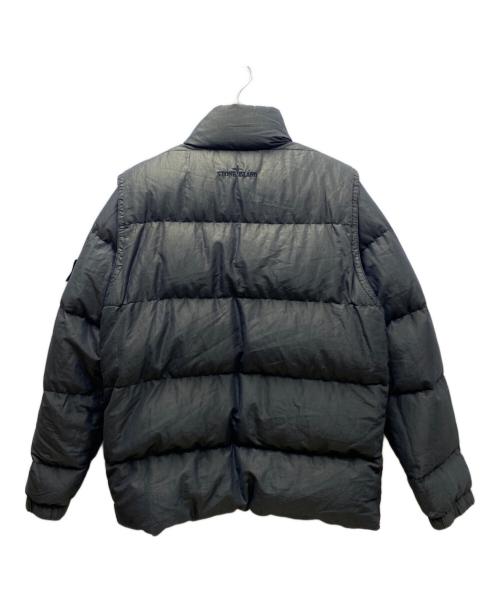 STONE ISLAND（ストーンアイランド）STONE ISLAND (ストーンアイランド) COTTON METAL WATRO コットンメタル ワトロ 2WAYダウンジャケット ブラック サイズ:Mの古着・服飾アイテム