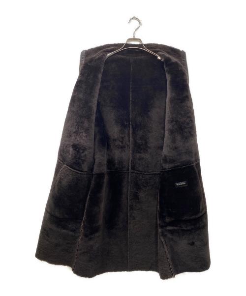 JIL SANDER（ジルサンダー）JIL SANDER (ジルサンダー) ムートンコート ブラウン サイズ:46の古着・服飾アイテム